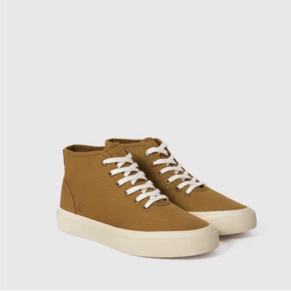 Everlane forever canvas organic cotton high top sneaker